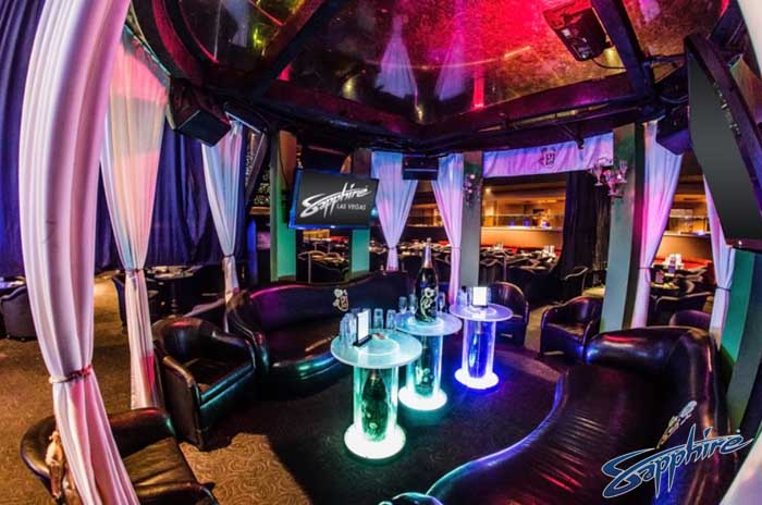 One Of The Best Tables For Bottle Service At Sapphire Las Vegas