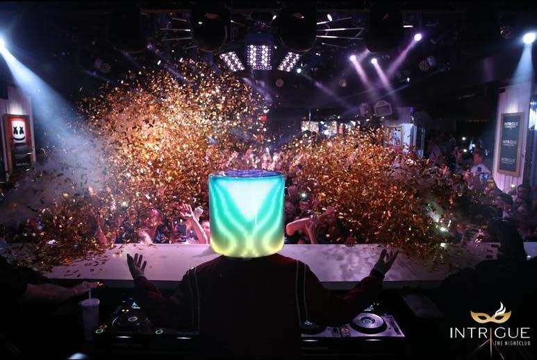 Behind the DJ booth with Marshmello