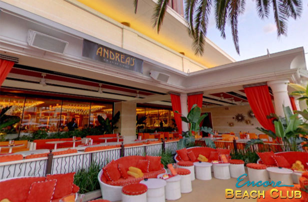 Photo of Beach Couches at Encore Beach Club