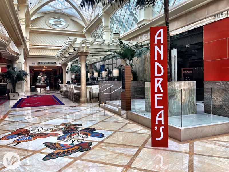 Image showing how to get to Encore Beach Club from inside the Encore hotel.