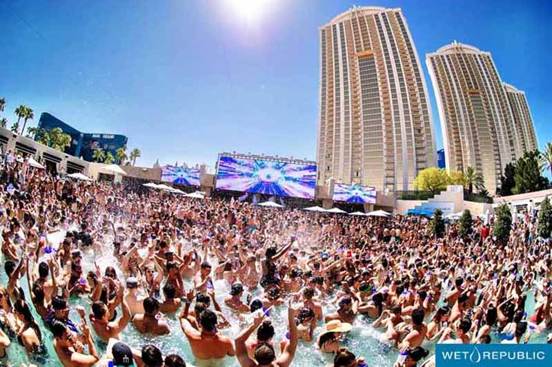 The Wet Republic Pool Party at the MGM Grand