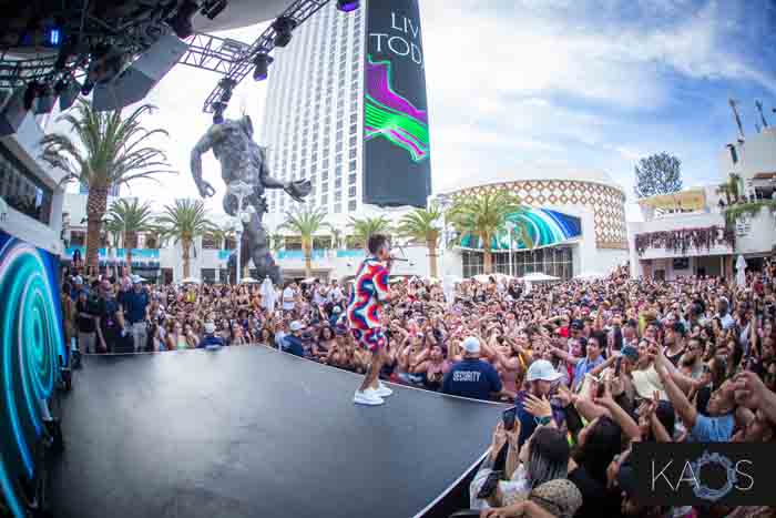 Ozuna performs at Kaos Dayclub for Latin Sunday