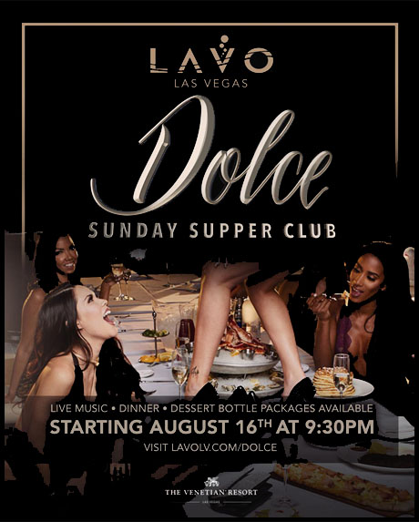 Dolce Supper Club at Lavo Restaurant in Las Vegas
