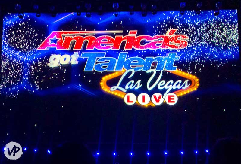 A photo of the stage at America's Got Talent Las Vegas Live