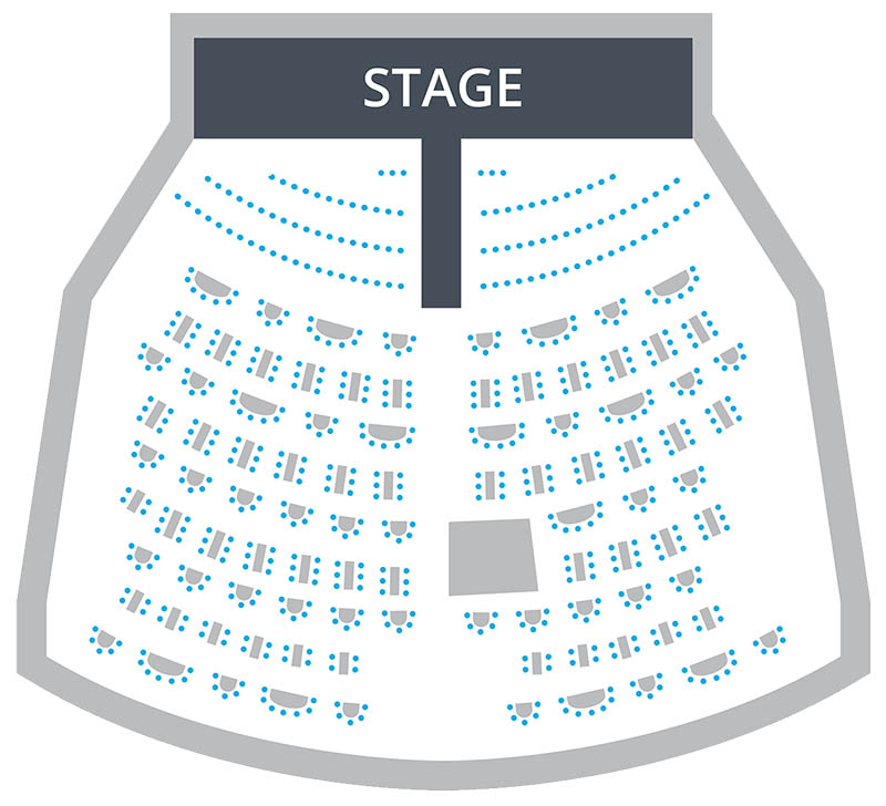 The seating chart for Piff The Magic Dragon tickets