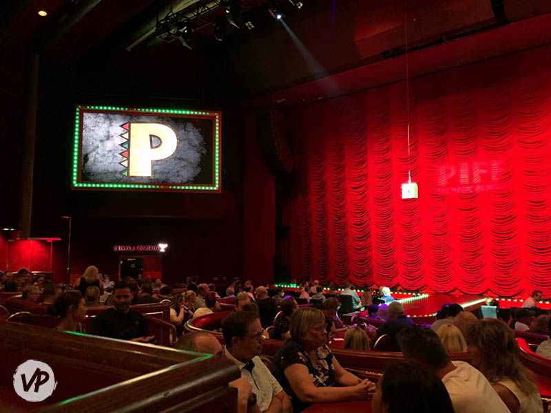 A photo of the Showroom theater in Vegas