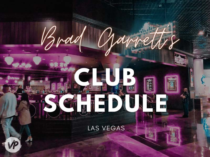 Brad Garrett Comedy Club Schedule