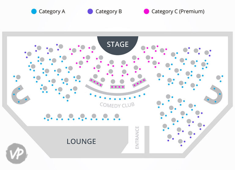 Brad Garrett Comedy Club Seating Chart (2024) Vegas Primer