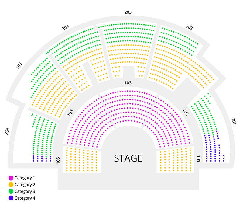 Mystere Las Vegas Seating Chart