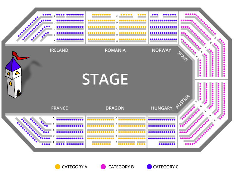 Tournament of Kings: Seating Chart & Best Seats - Vegas Primer