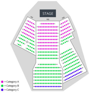 Best Seats for Terry Fator & Seating Chart (with photos) - Vegas Primer