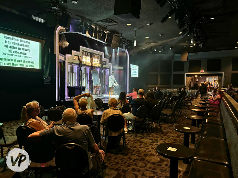 A picture of the theater at Harrah's Las Vegas