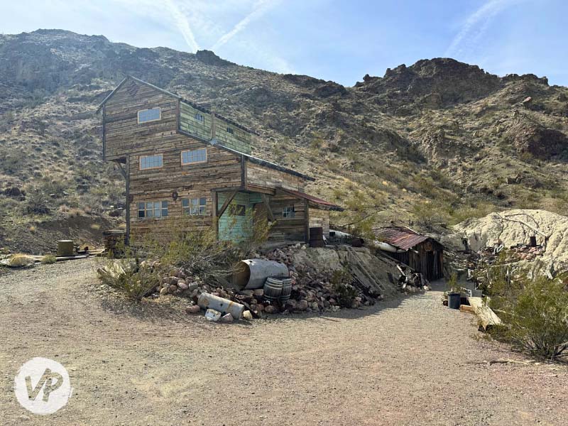 The entrance to the Techatticup gold mine at the base of the mountain